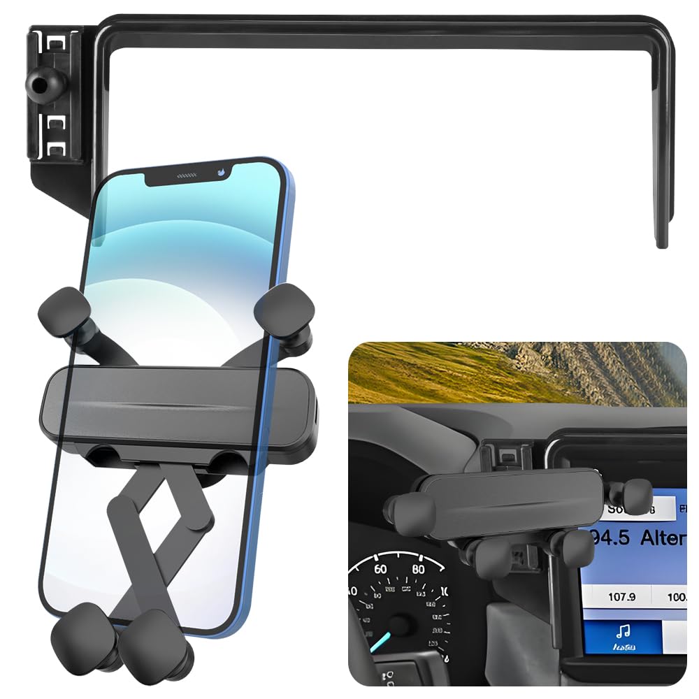 Photo 1 of LUNQIN Car Phone Holder for Ford Maverick 2022 2023 2024 8-inch Phone Mount Touchscreen Auto Accessories Navigation Screen Bracket Interior Decoration Dash Board Mobile Cell