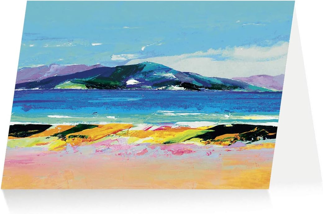 Royal Academy of Arts Donald Hamilton Fraser Landscapes Set of 6 Art Greeting Cards (17 x 12 cm), gold|blue|black|green - Image 3