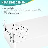 YJINGRUI 650W Food Warming Heat Lamp Adjustable 30-100℃ Digital Display view 5