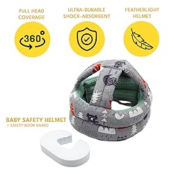 Protective Baby Helmet with Safety Door Guard