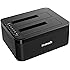 Inateck USB 3.0 to SATA Dual-Bay USB 3.0 Hard Drive Docking Station with Offline Clone Function for 2.5 / 3.5 Inch HDD SSD SATA (SATA I/ II/ III), Support 2x 8TB and UASP, Tool-Free(FD2002)