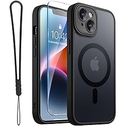 ROYBENS for iPhone 14 Matte Clear Case Compatible