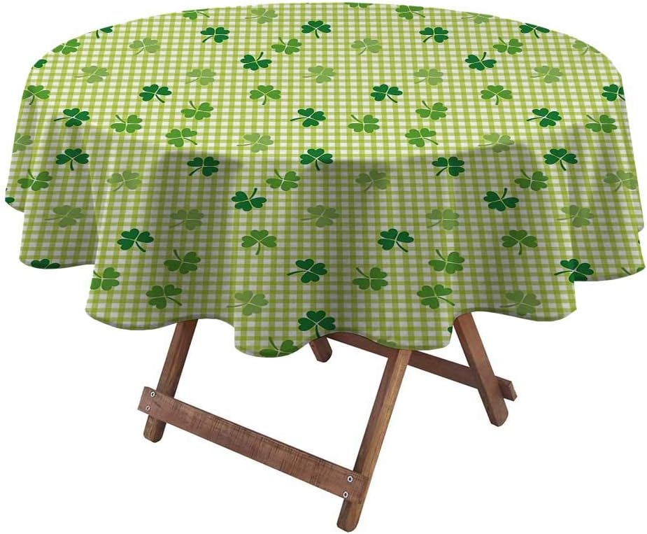 Round Outdoor Tablecloth Irish Cloth Placemats Retro Classical