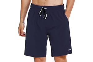 HOdo Mens Swim Trunks 9" Quick Dry Swim Shorts Bathing Suit