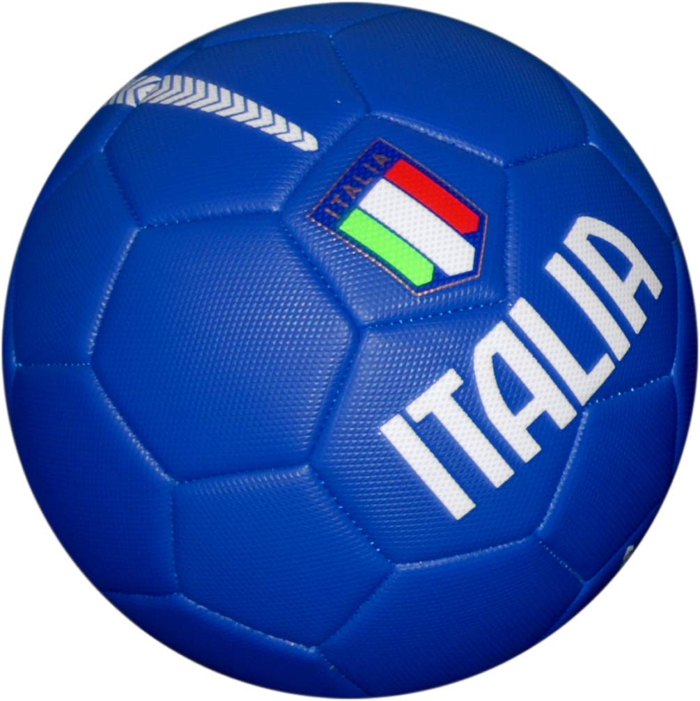 JOEFOX Italy Soccer Ball With Arms Of The Italian Federation Football - Matt - Size 5 - Gift Idea