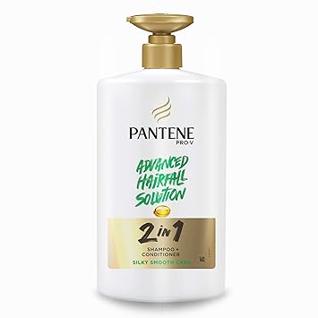 Pantene 2 in 1 Silky Smooth Care Shampoo + Conditioner, 1000 ml