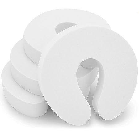 Klemmschutz für Türen und Fenster, verhindert das Einklemmen von kleinen Kinderfingern | [4 Stück] Premium Schaumstoff Fenste