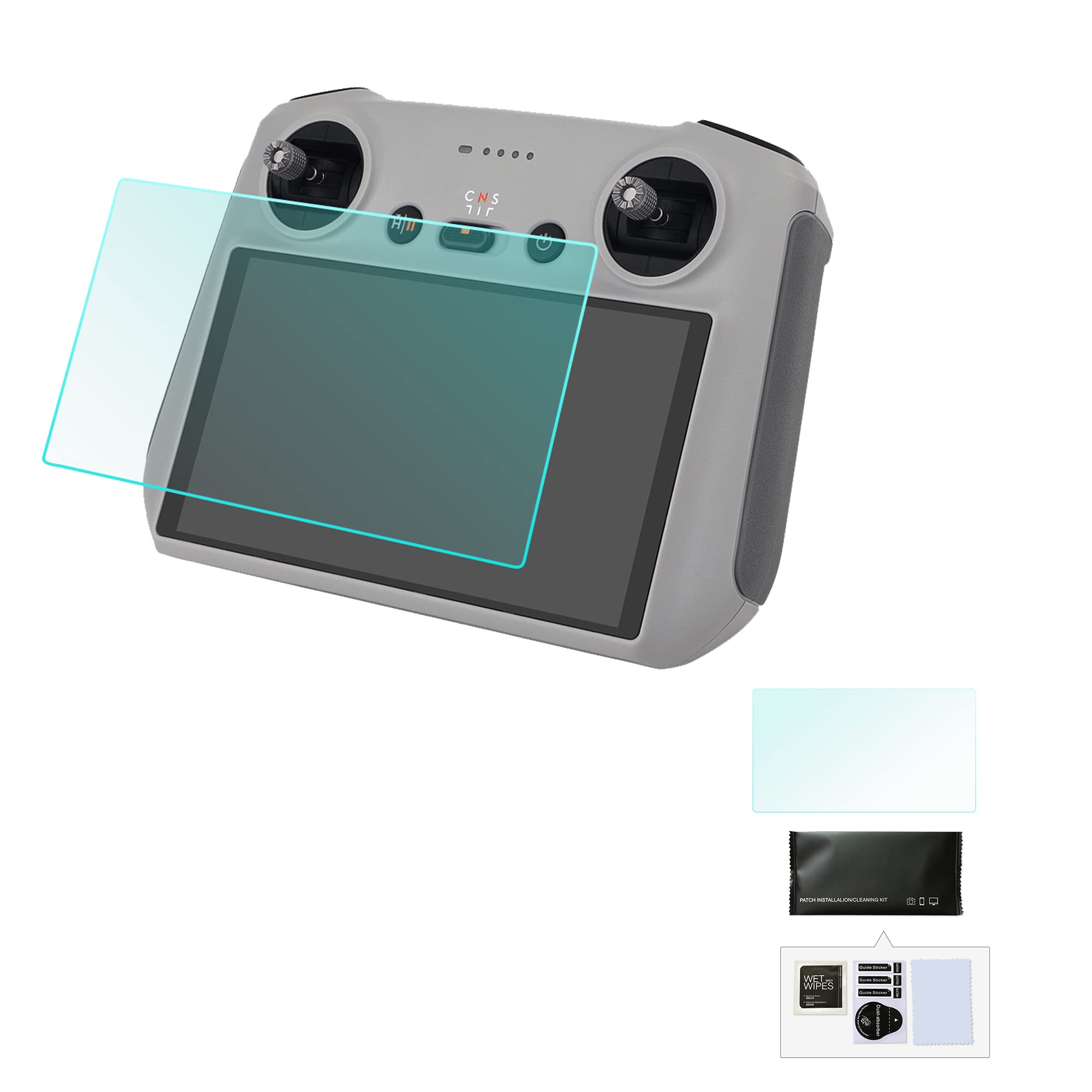 Fututech 9H HD Tempered Glass Screen Protector for DJI Mini3 Pro RC Protective Film Remote Control Anti-Scratch Dust Explosion Proof Drones Accessories (Pack of 1)