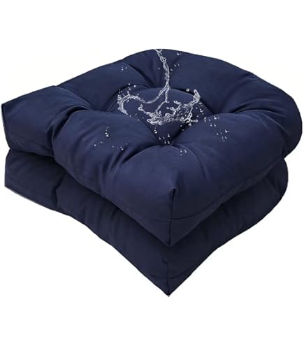 Amazon.com : Blazing Needles Outdoor 19-inch Square Chair Cushion