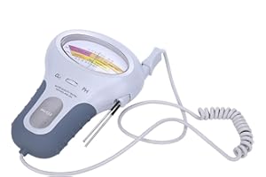 Water Quality Analyzer, Pool Spa and pH Tester with Probe, Portable Meter, 150mm Handle, Plastic, 190x120mm