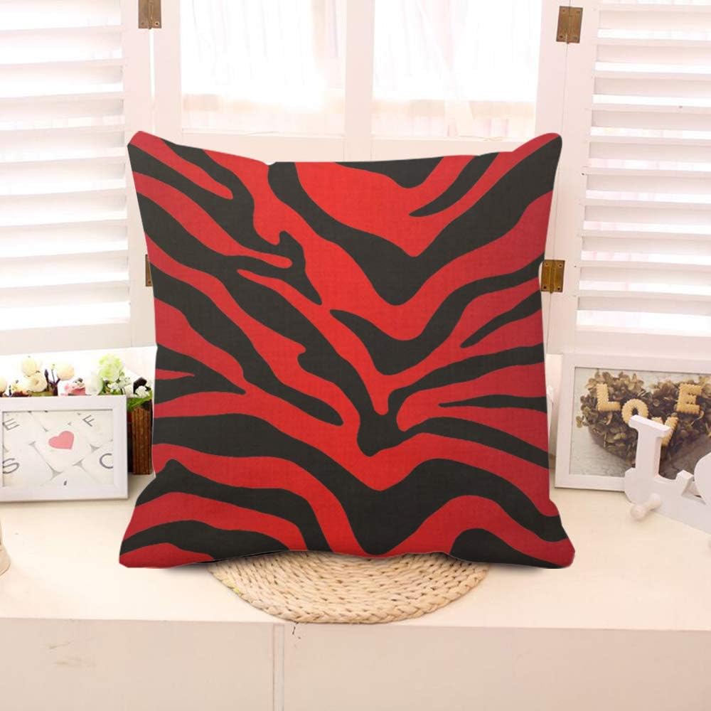 Amazon Com Ofloral Red And Black Zebra Print Stripes Animal Print