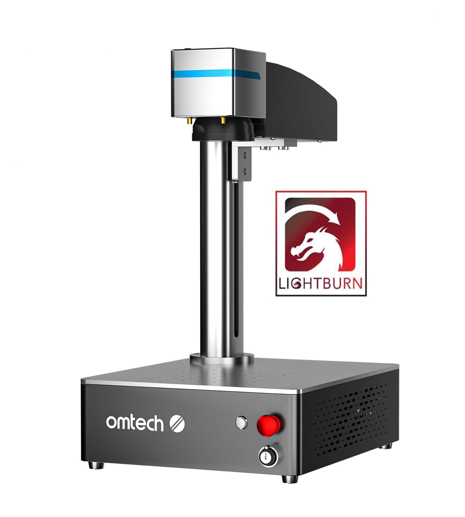 OMTech 60W MOPA Fiber Laser Engraver with