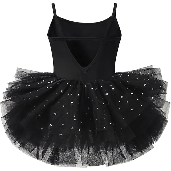 Mini Little Girl Toddler Tutu Tutu Strap Skirt Mimi Tutu Black Solid Tutu  Dress