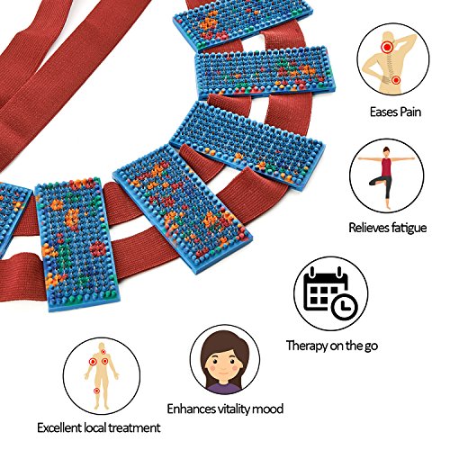 LYAPKO Acupuncture Belt KID 3.5 Ag 960 Needles 6 Plates with 2 Adjustable Belts. Premium Acupressure Massager for Adults and Children Unique Patented Therapy Massage Tool - Thumbnail 2