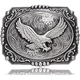 Btilasif Soaring Eagle Belt Buckle for Men Western Cowboy Texas Rodeo Belt Buckle Gifts for Halloween Christmas