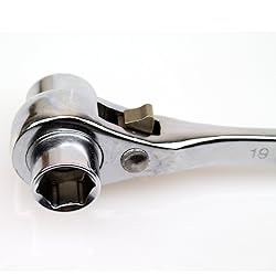 DYWISHKEY 19/22mm Scaffold Podger Ratchet Spanner