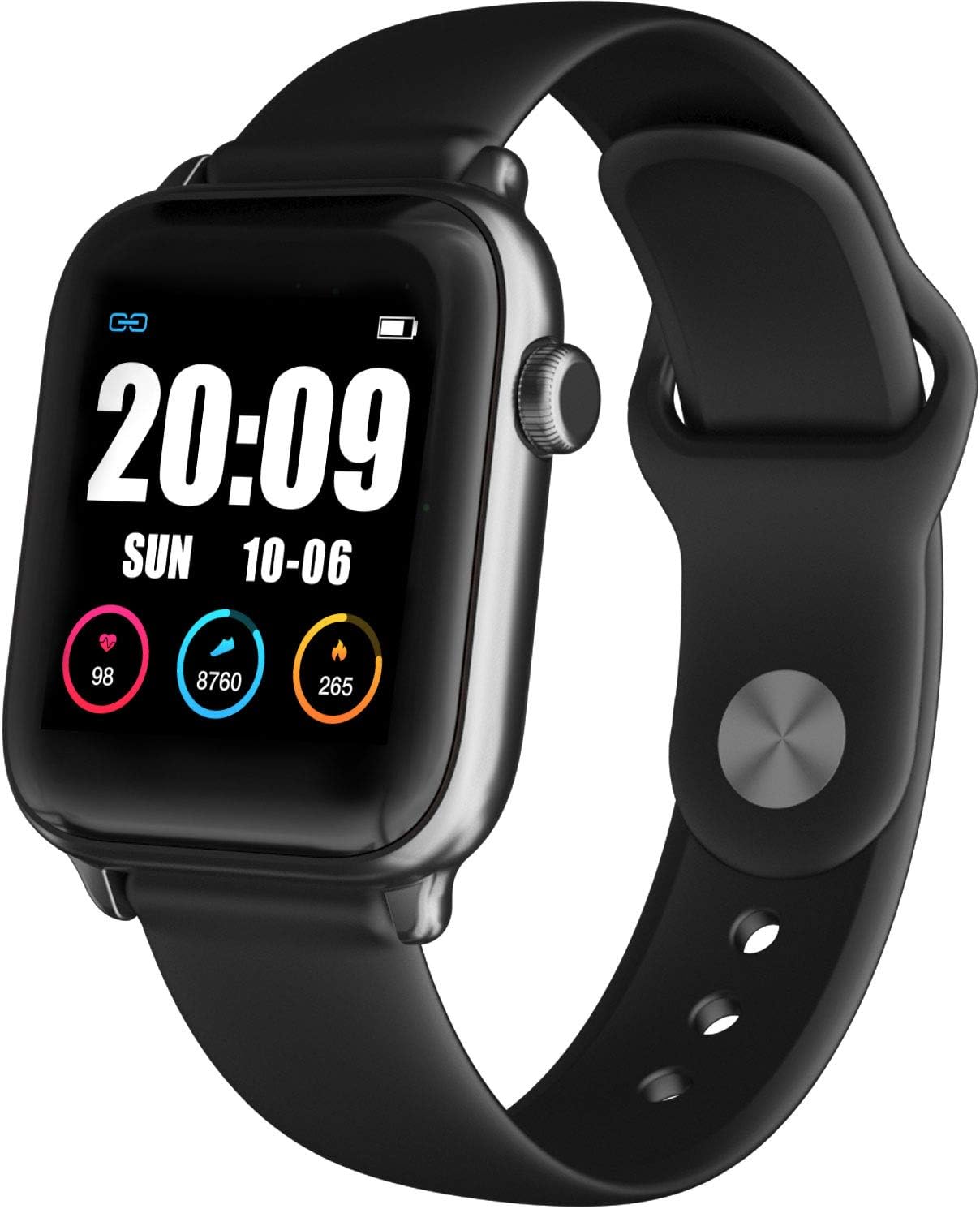 Amazon 【最新版】 スマートウォッチ IP68防塵防水 スマートブレスレット 1.3インチ 活動量計 歩数計 腕時計 Line/着信