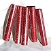 TECKWRAP Red Glitter Heat Transfer Vinyl, Glitter Red Iron on Vinyl Heat Press Vinyl for T-Shirts 12
