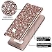 Vofolen Bling Cover for Galaxy S8 Case Glitter Crystal Rhinestone Shiny Heavy Duty Protection Drop Impact Resistant Hybrid Protective Shell Soft Rubber Bumper Hard Case for Samsung Galaxy S8 Champagne