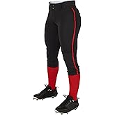 Champro Girls Tournament Traditional Low-Rise Softball Pants with Braid
