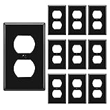 [10 Pack] BESTTEN 1-Gang Duplex Wall