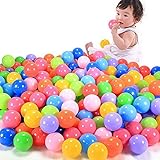 200 Pcs Colorful Ball Fun Ball Pit Ball Soft Plastic Ocean Ball Kid Toy Swim Pit Toy NEW (diameter:2.2 inch) By Fang sky