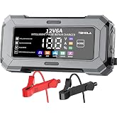 Car Battery Charger Automatic Trickle Charger and Battery Maintainer 12V6A | Auto Battery Charger with Pulse Repair Digital Display Trickle Charger for Car Battery AGM Motorcycle LiFePO4 Batteries