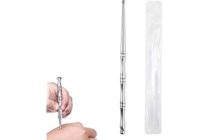 Stainless Steel Manual Acupoint Pen,Trigger Point Massage Tool,Multi-Functional Acupressure MassageTool,for Eyes,Ears Face,Bo