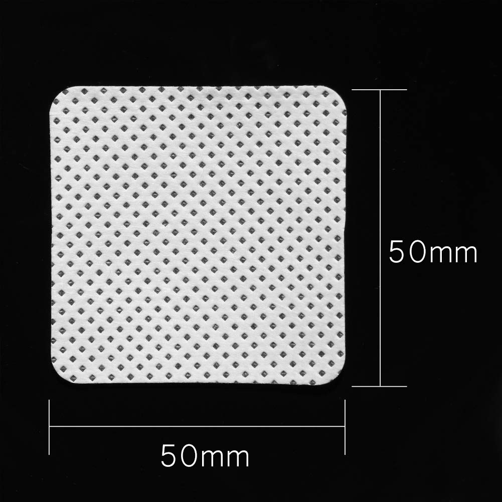 BLUERISE 500Pcs Nail Pliosh Remover Wipes Cotton Soft Lint Free Nail Wipes Individually Sealed Packet Nail Polish Remover Pads Absorbable : Beauty