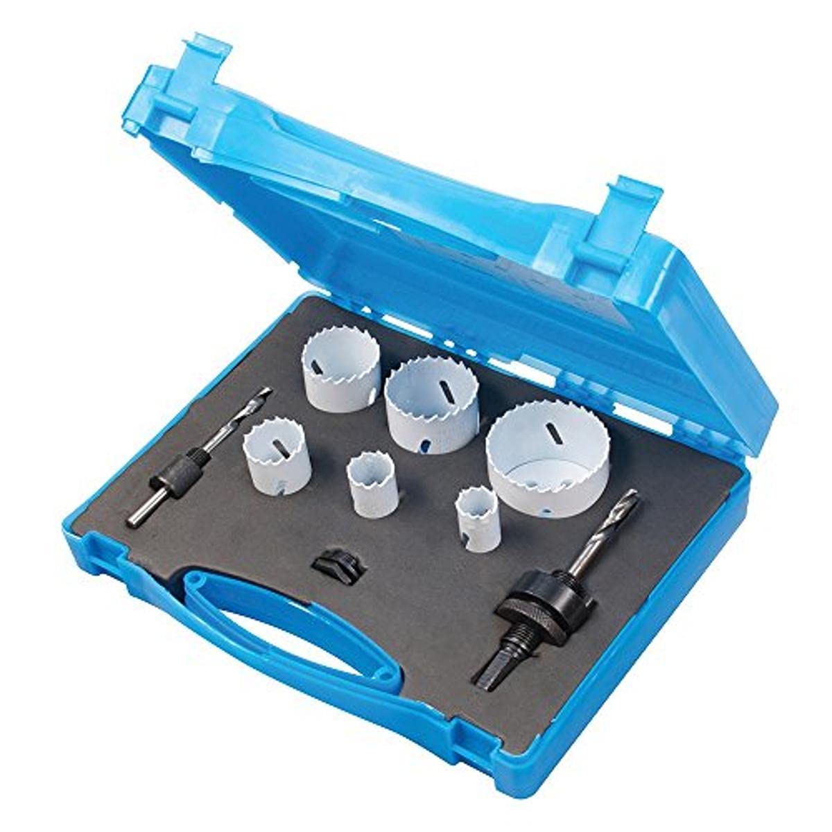 Silverline 595759 Plumbers Bi-Metal Holesaw Kit 9pce 19 - 57 mm Dia