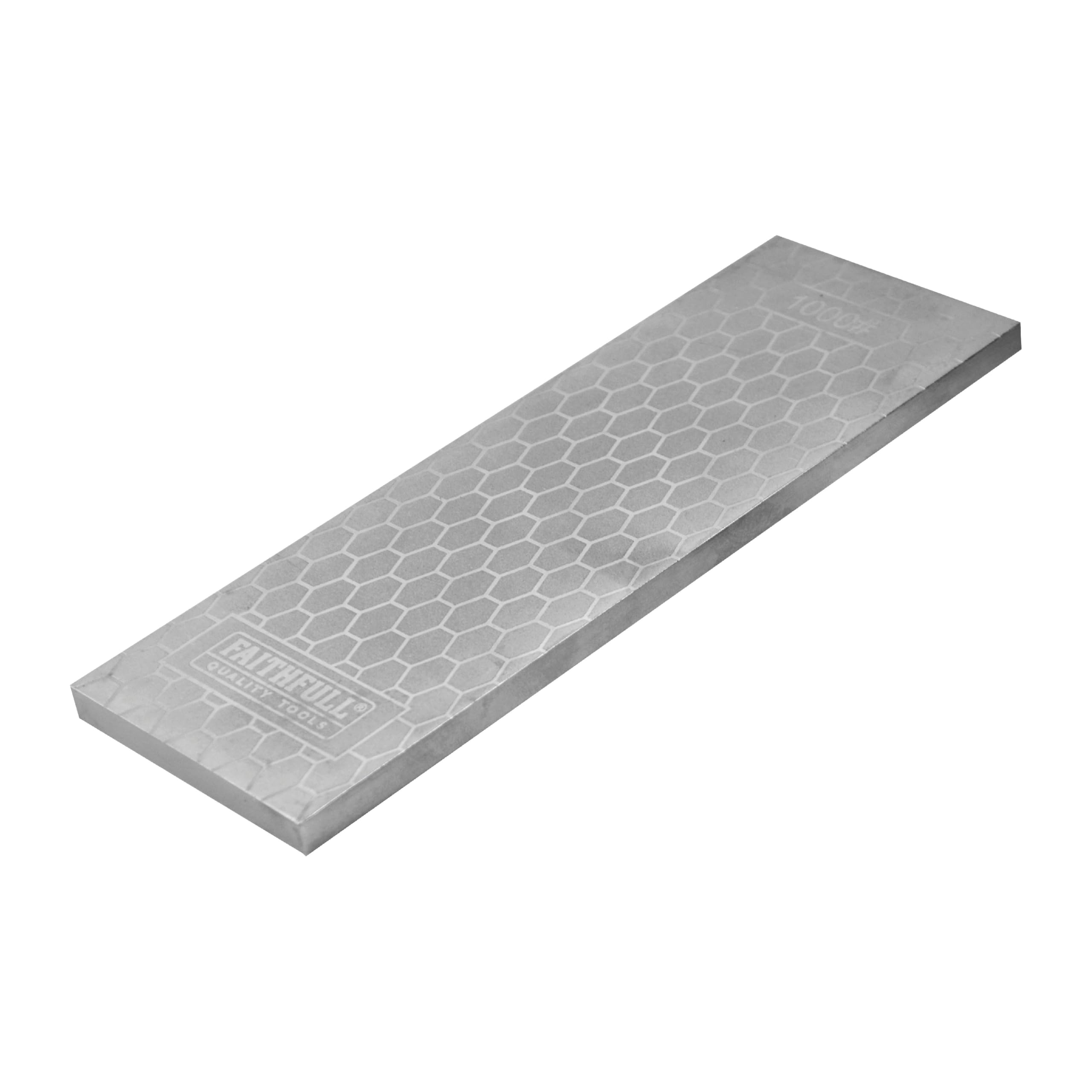 Faithfull Replacement Double-Sided Diamond Whetstone - 400G / 1000G Grit Sharpening Block, Knife & Tool Sharpener for Chisels, Plane Irons & Blades - 200 x 70mm