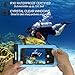 Universal Waterproof Case 2 Pack, MARCHWAY Cellphone Dry Bag Pouch with Touch ID Fingerprint for Apple iPhone 8/8 Plus/7/7 Plus/6S/6S Plus, Samsung Galaxy S8/S7, Any Phone Up to 7 Inch (Black + Blue)