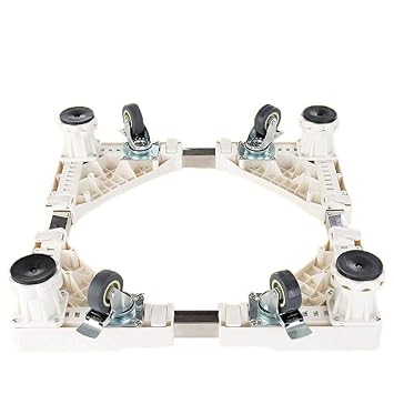 Mfnyp Lavadora Soporte Ajustable para Portátil Pedestal Rodillo ...