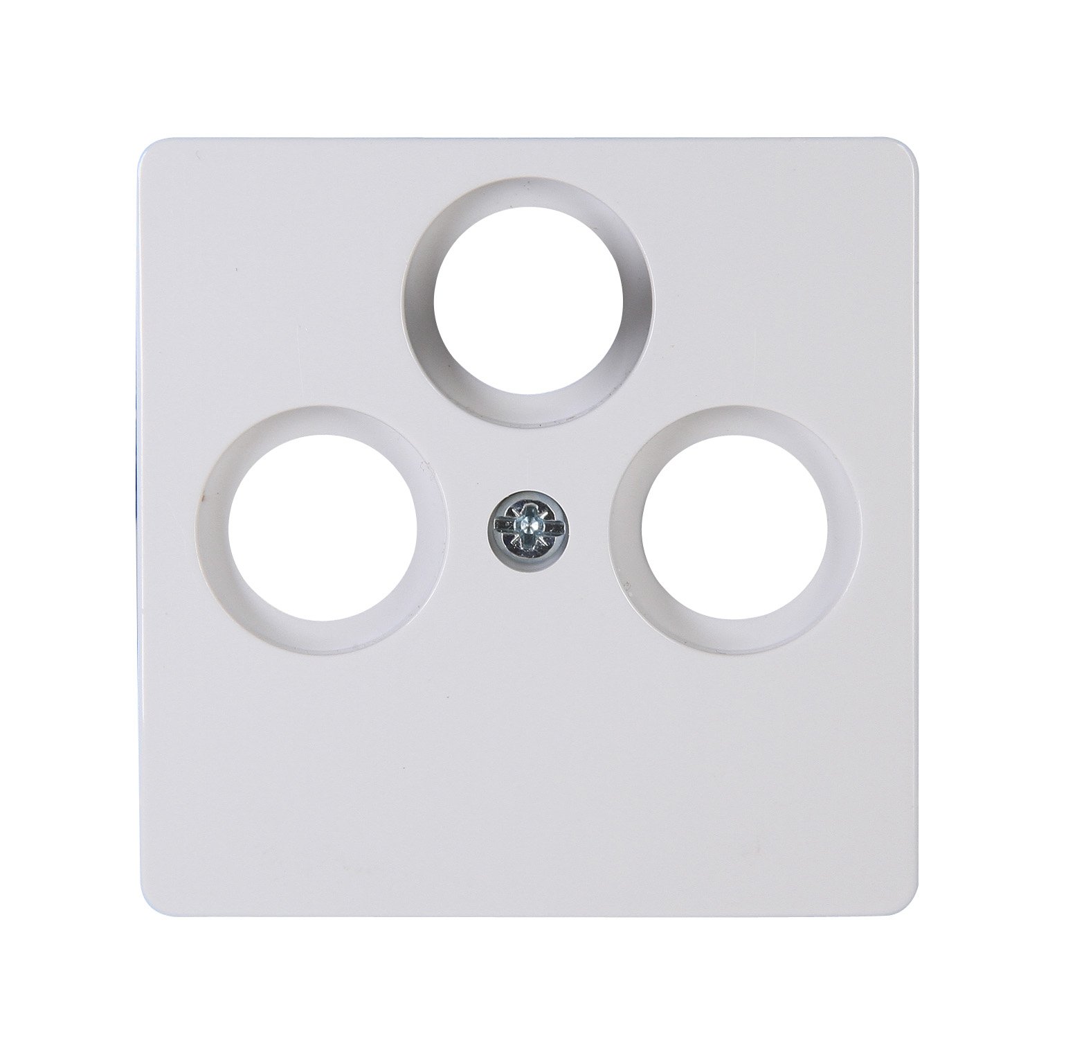 Kopp Paris 335002186 Antenna Cover for TV/RF/SAT Arctic White 3-Way Cover