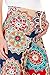 My Bump Women's Maternity Casual Bohemian Damask Palazzo Pants W/Tummy Control