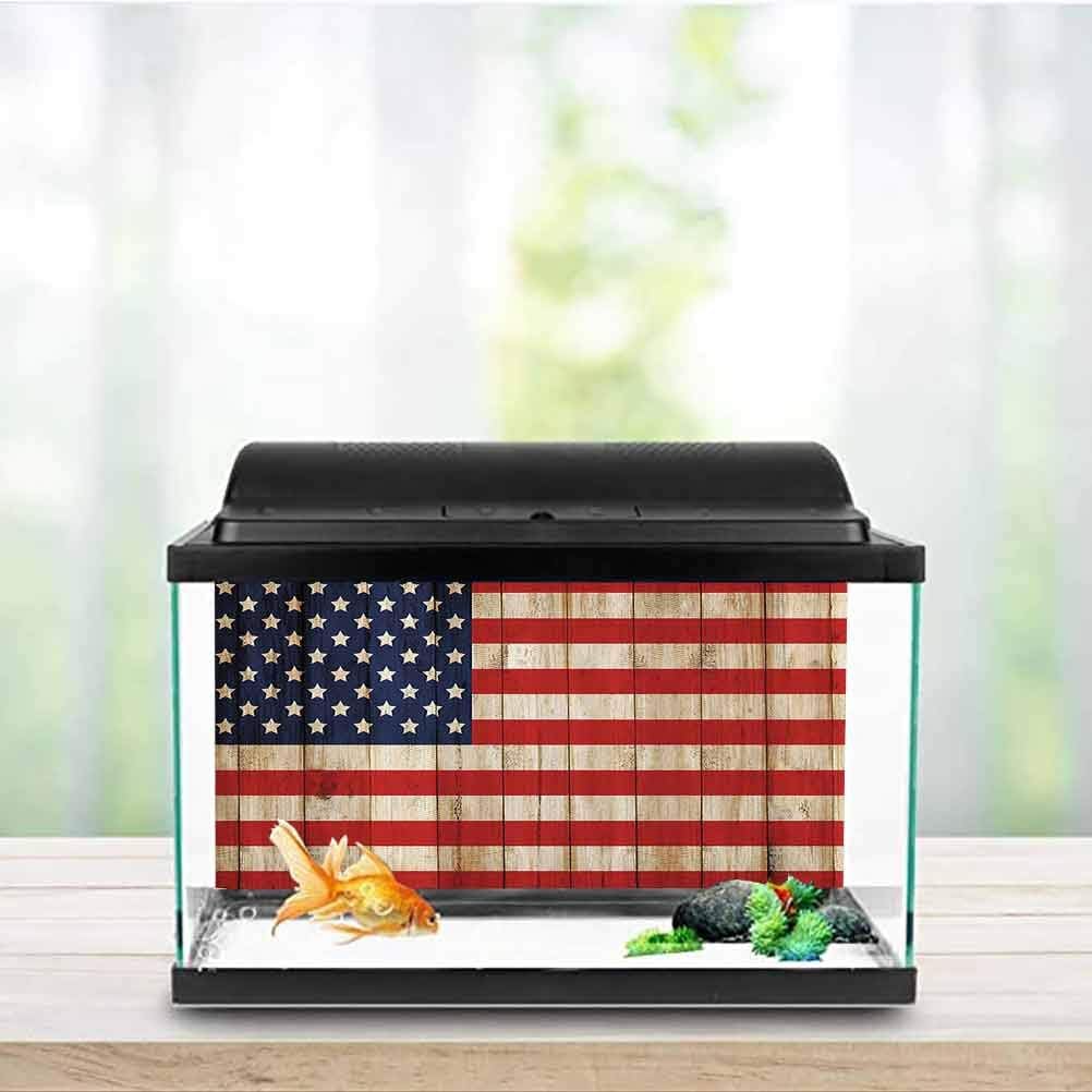 ScottDecor American Flag USA Aquarium Background Independence Day