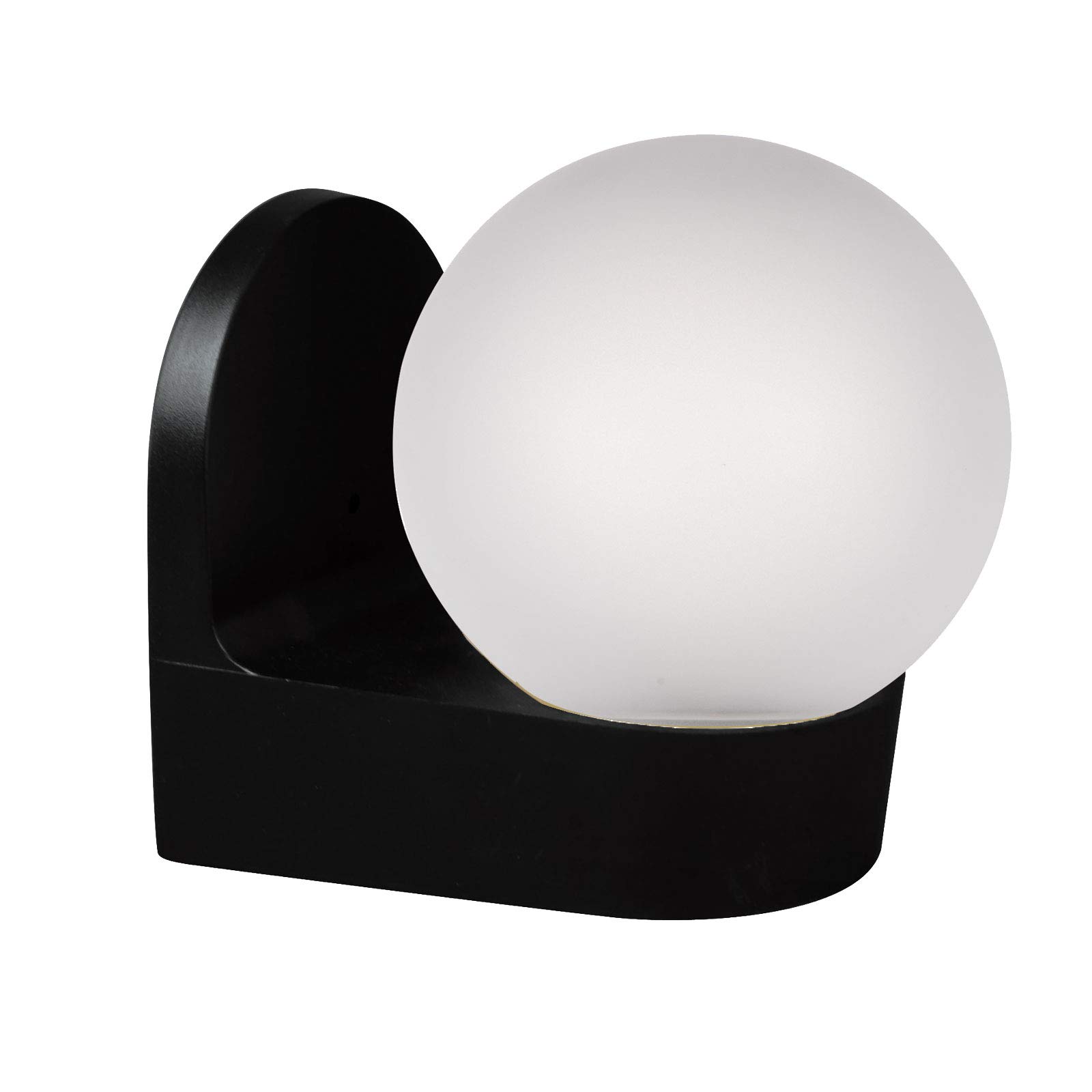 ONLI Applique Globo, White Matt & Black