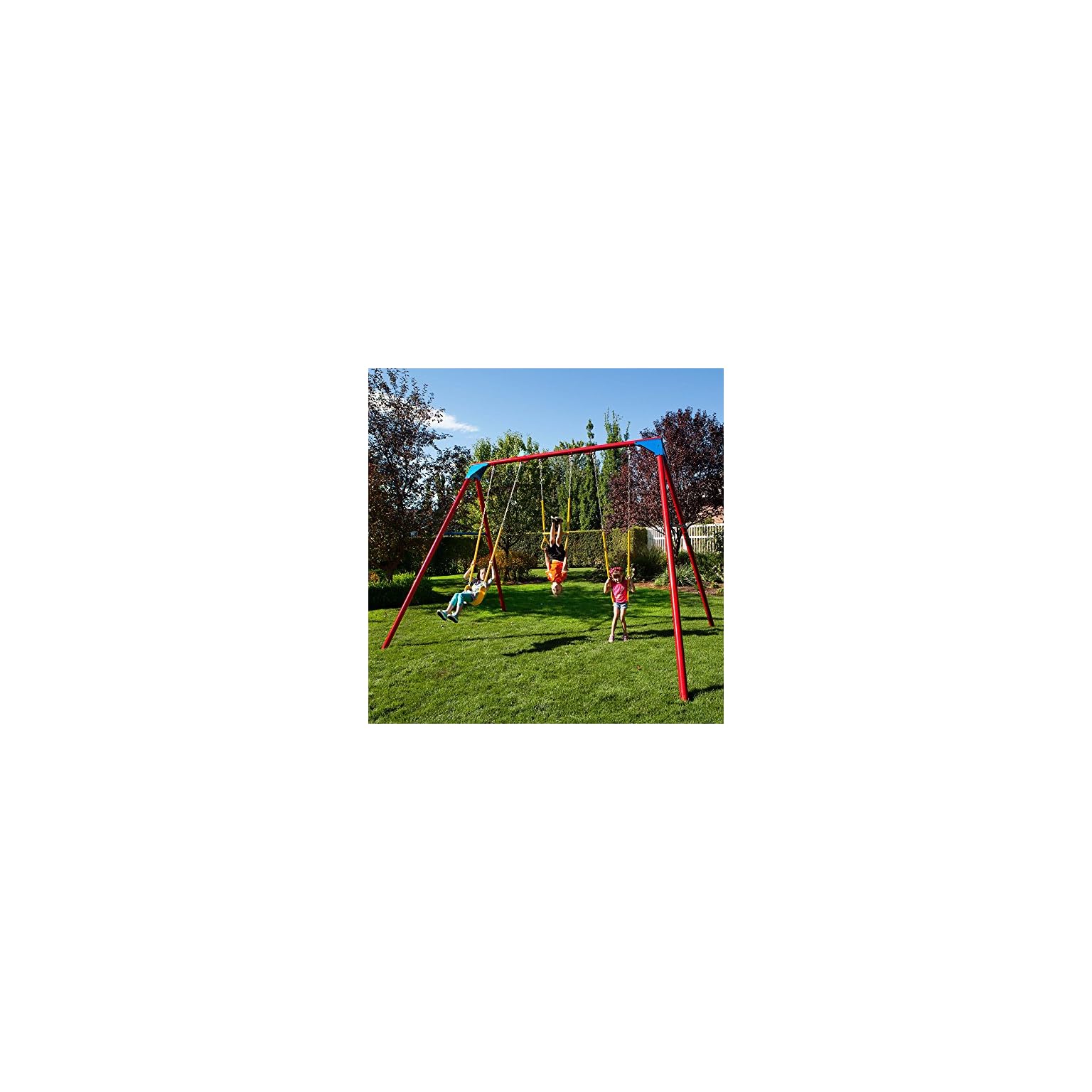 Lifetime Heavy Duty AFrame Metal Swing Set