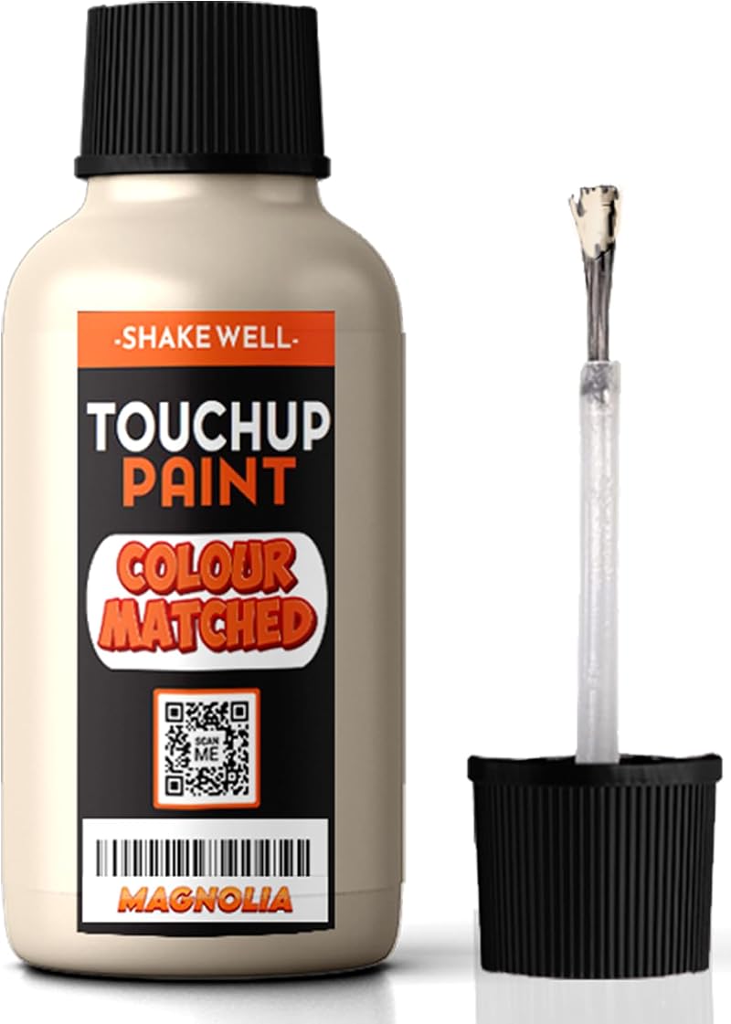 Xtremeauto Home Touch Up Paint Magnolia Matt Finish 30ml with Brush