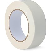 Amazon Basics Multi-Surface Masking Tape for Labeling, 1.41" x 60 Yards, Beige, 1 Roll