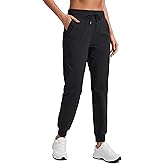 CRZ YOGA Casual Workout Jogger for Women 28.5" - Tapered Lightweight Stretch Athletic Outdoor Pants with Pockets