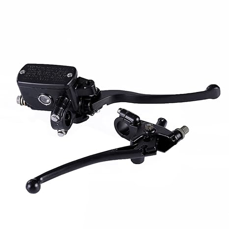 Aluminum 22mm 7/8 inch Handlebars Triumilynn Universal Motorcycle 7/8 22mm Brake Master Cylinder Clutch Lever Left & Right
