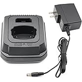Aimtobest 2 in 1 Charger Compatible for Motorola DTR550 DTR650 DTR620 DTR410 DTR510 DTR610 DTR2430 DTR2450 Two Way Radio, CNB53964 NNTN4655B NNTN6923A NNTN6922A Battery Charger