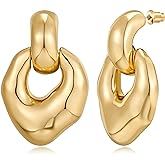 Gold Silver Hoop Dangle Earrings For Women Statement Retro Earrings Multiple Styles Jewelry for Birthday Party Jewelry