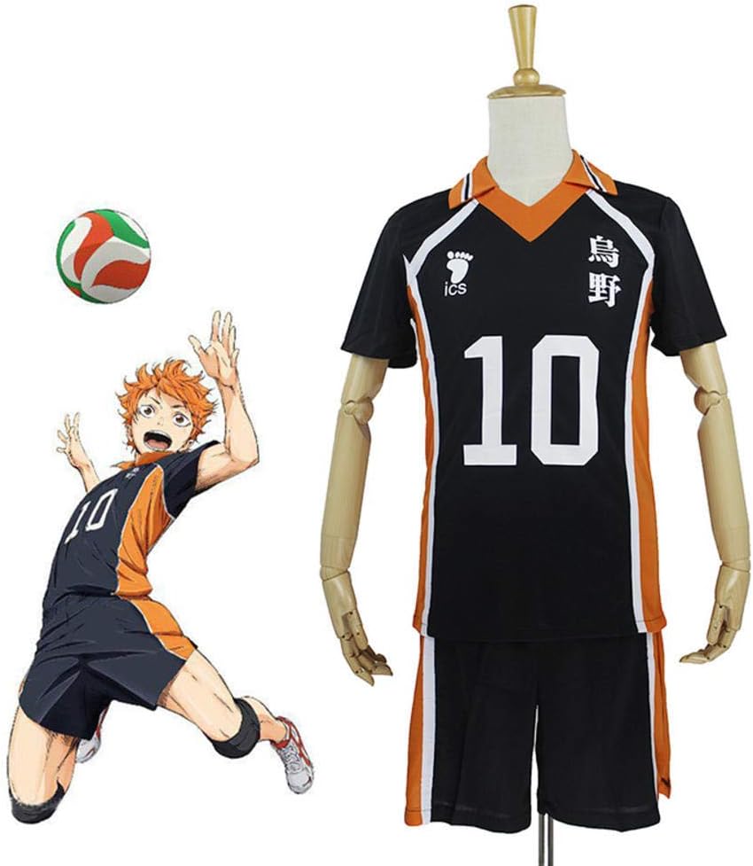 9 Styles Hot Anime Karasuno High School Sportwear Haikyuu!! Hinata Shyouy Cosplay Costumes Outfit Jerseys Uniform