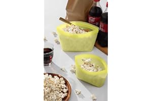 Reusable Silicone Storage Bags, 100% Food Grade, BPA-Free, Set of 4, 350ml, 600ml, 1200ml, 2500ml, for Kitchen Food Packing (