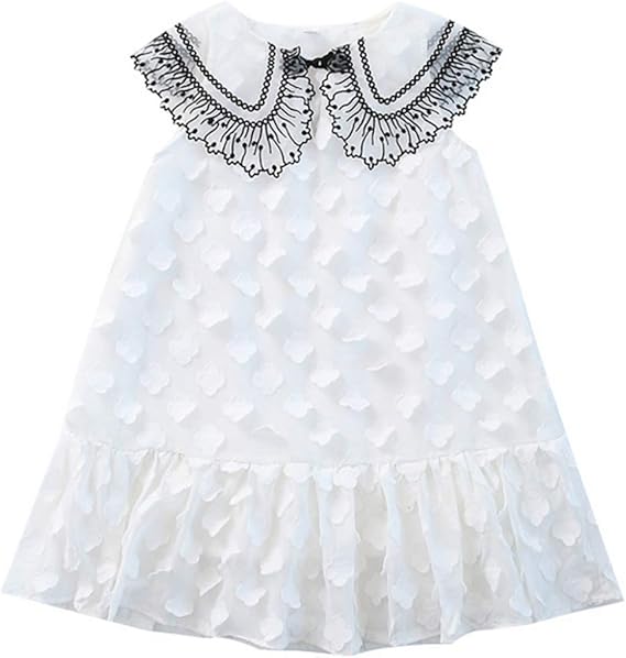 Amazon Infabe ガールズ ワンピース 女の子 プリンセスドレス 半袖 綿100 子供服 キッズ 人気 カジュアル ファッション 通園通学 通気性 かわいい 春夏 110 160cm ワンピース チュニック 通販