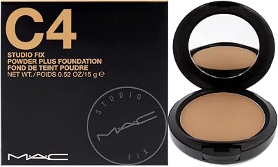 MAC Studio Fix Powder Plus Foundation C4 15g - Full Coverage Matte Finish