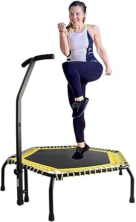 Ultra silencioso de fitness Mini Octagon Trampolín LIiable con asa ...