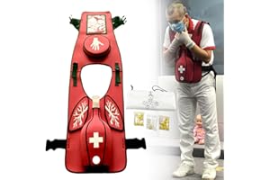 BAOZENP Anti Choking Obstruction Trainer Vest - Heimlik Practice Training Model Education for Nurse & Student First Aid Teaching Accessories (Adult)